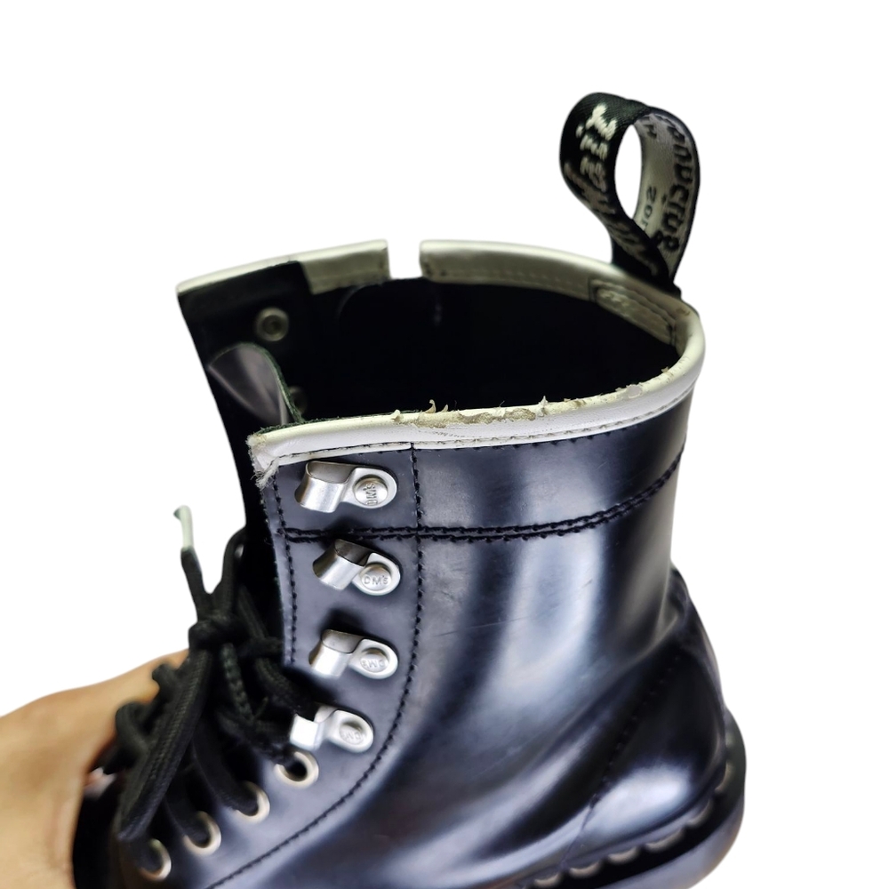 Dr. Martens 1460 Lace and Zipper Leather Boots (6USM) - Picture 14 of 14